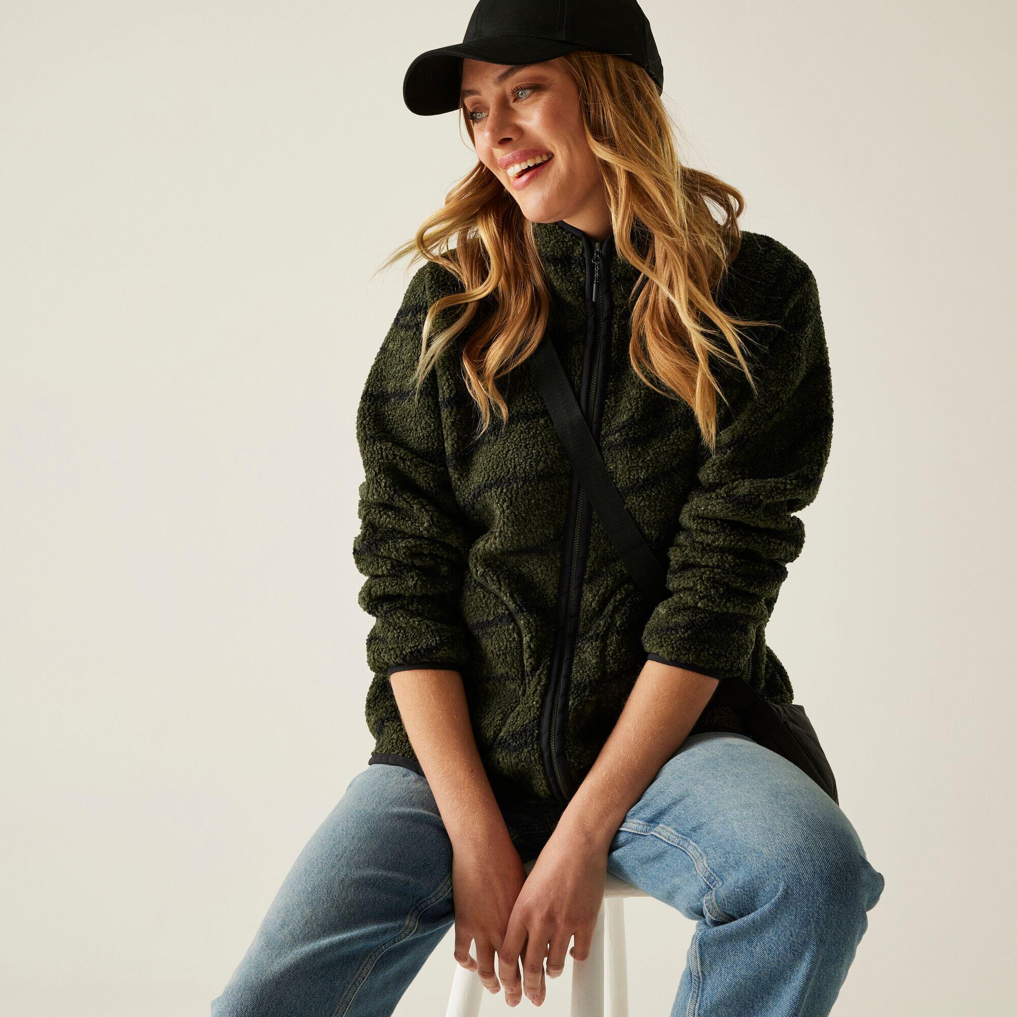Womens Frankie Borg Full-Zip Fleece 4/7