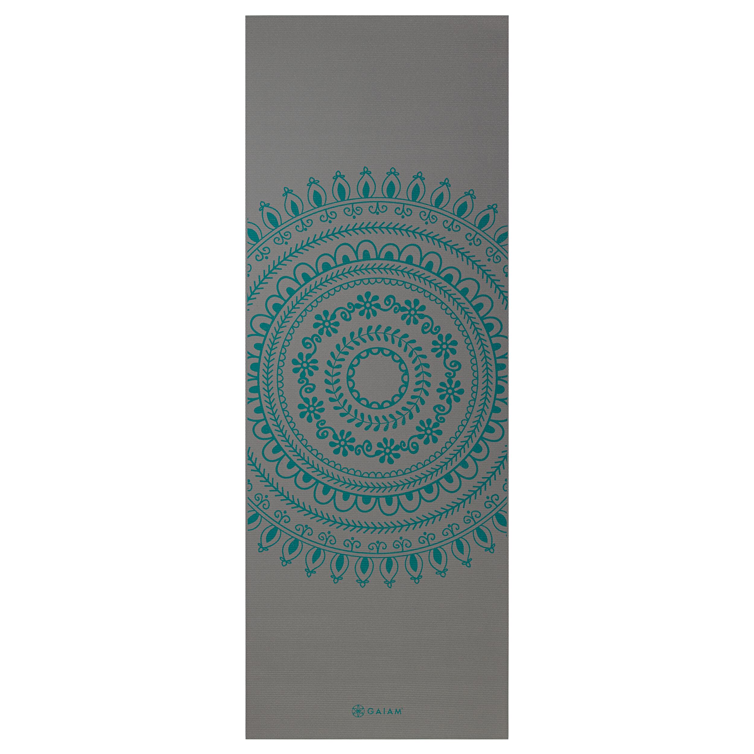 Teal Marrakesch Yogamatte 6mm Länger/Breiter 2/3