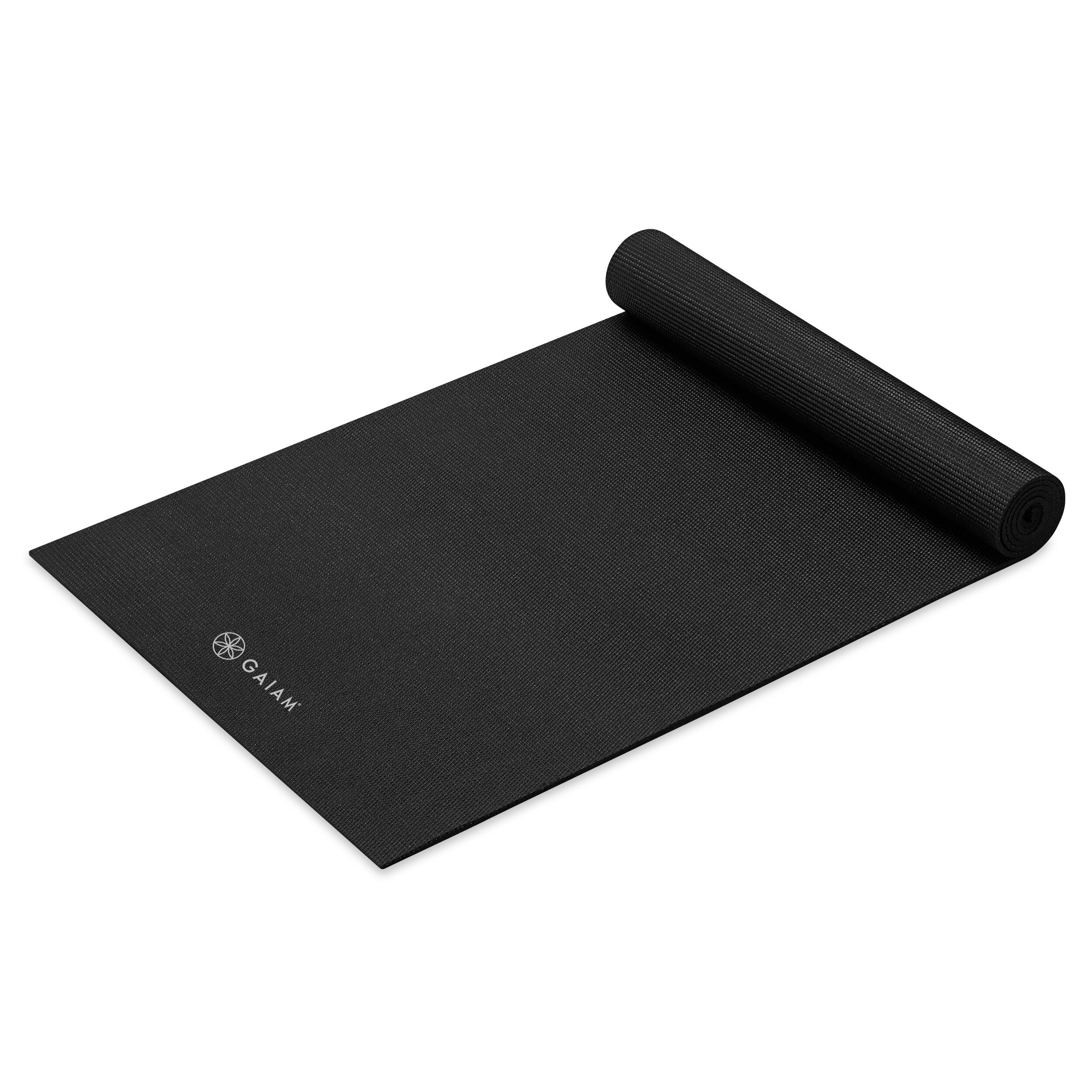 Tapis de yoga noir 6 mm 3/3