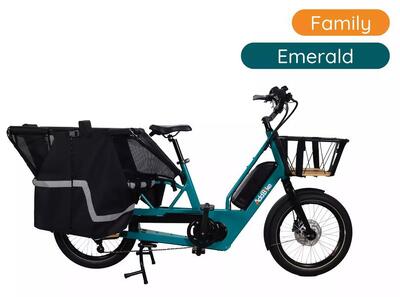 Bicicletta cargo elettrica familiare- U-cargo Family