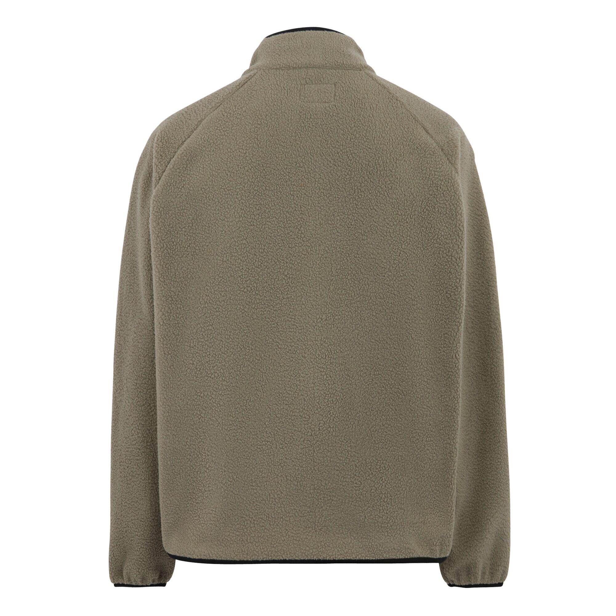 Felpa isolante da uomo Frankie in Borg con mezza zip 6/7