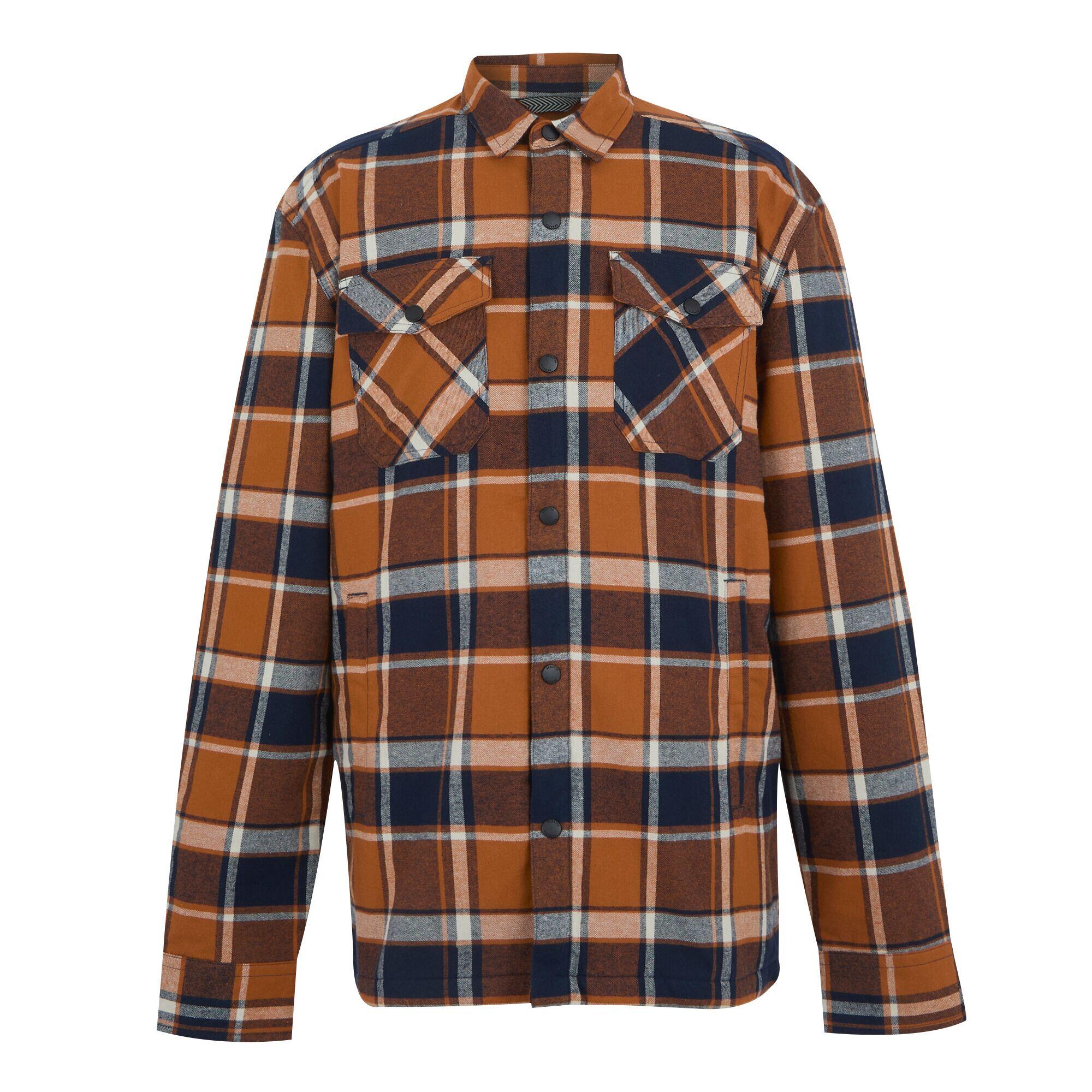 Camicia shacket da uomo Spennith foderata in fleece 6/7