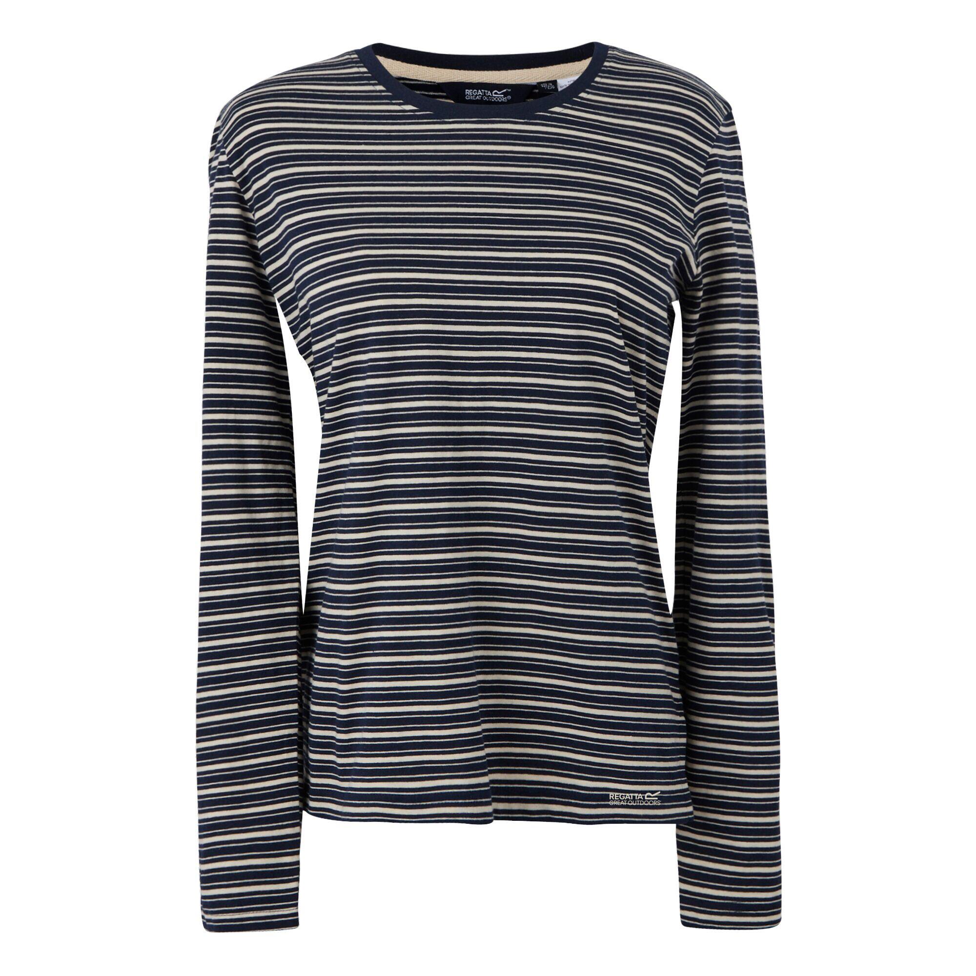 T-shirt à manches longues rayé à col rond Federica pour femme 6/7