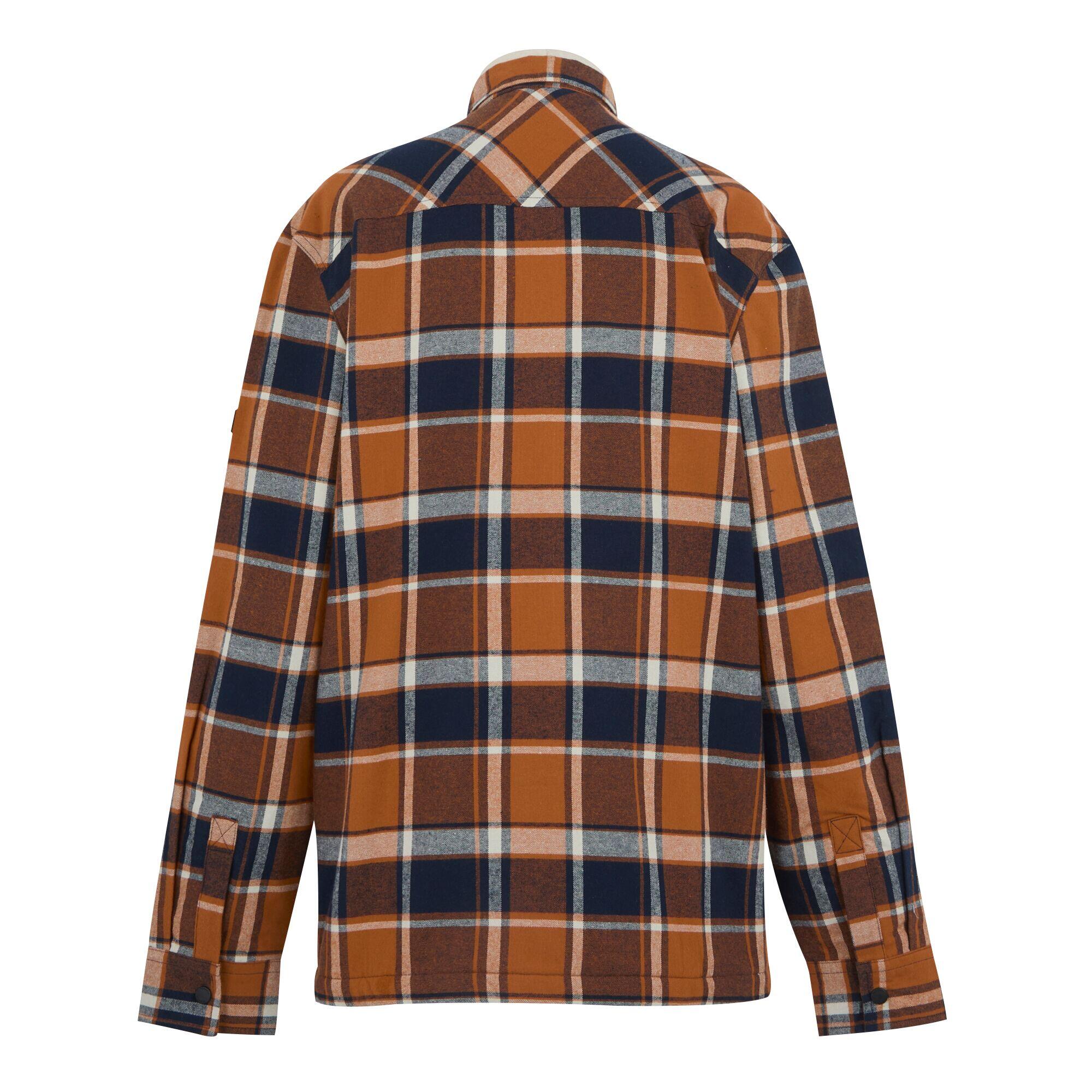 Camicia shacket da uomo Spennith foderata in fleece 7/7