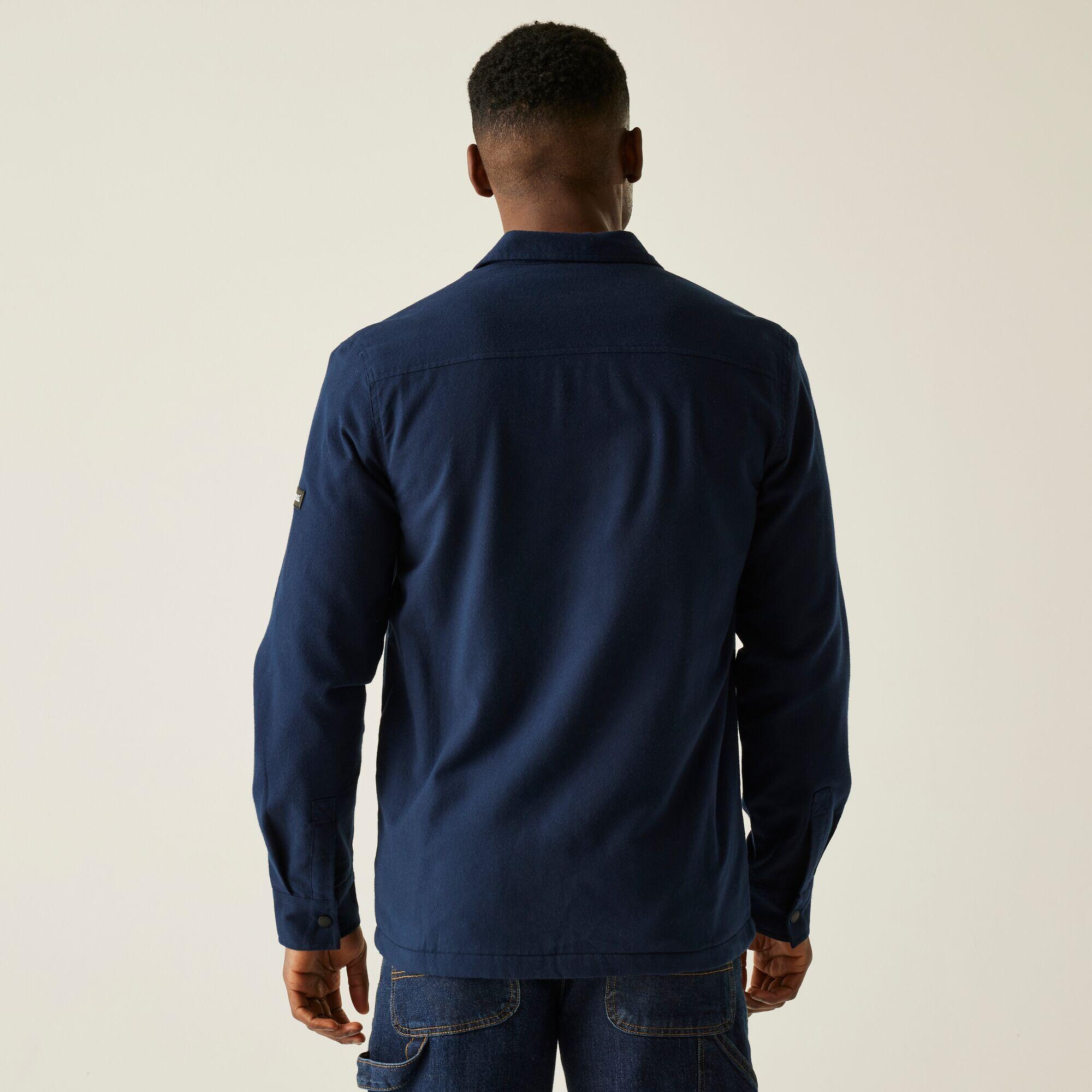 Camicia shacket da uomo Spennith foderata in fleece 2/7
