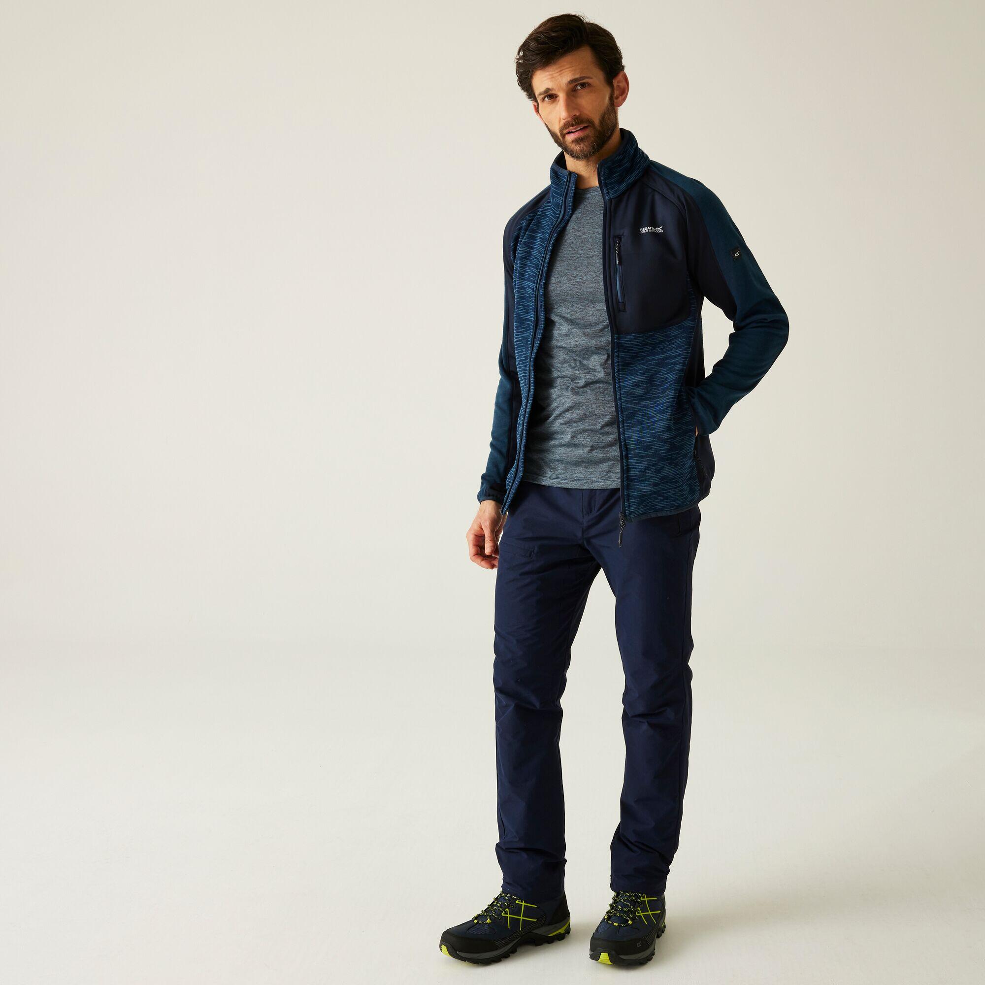 Felpa isolante da uomo Oakar in stretch con zip completa 3/7
