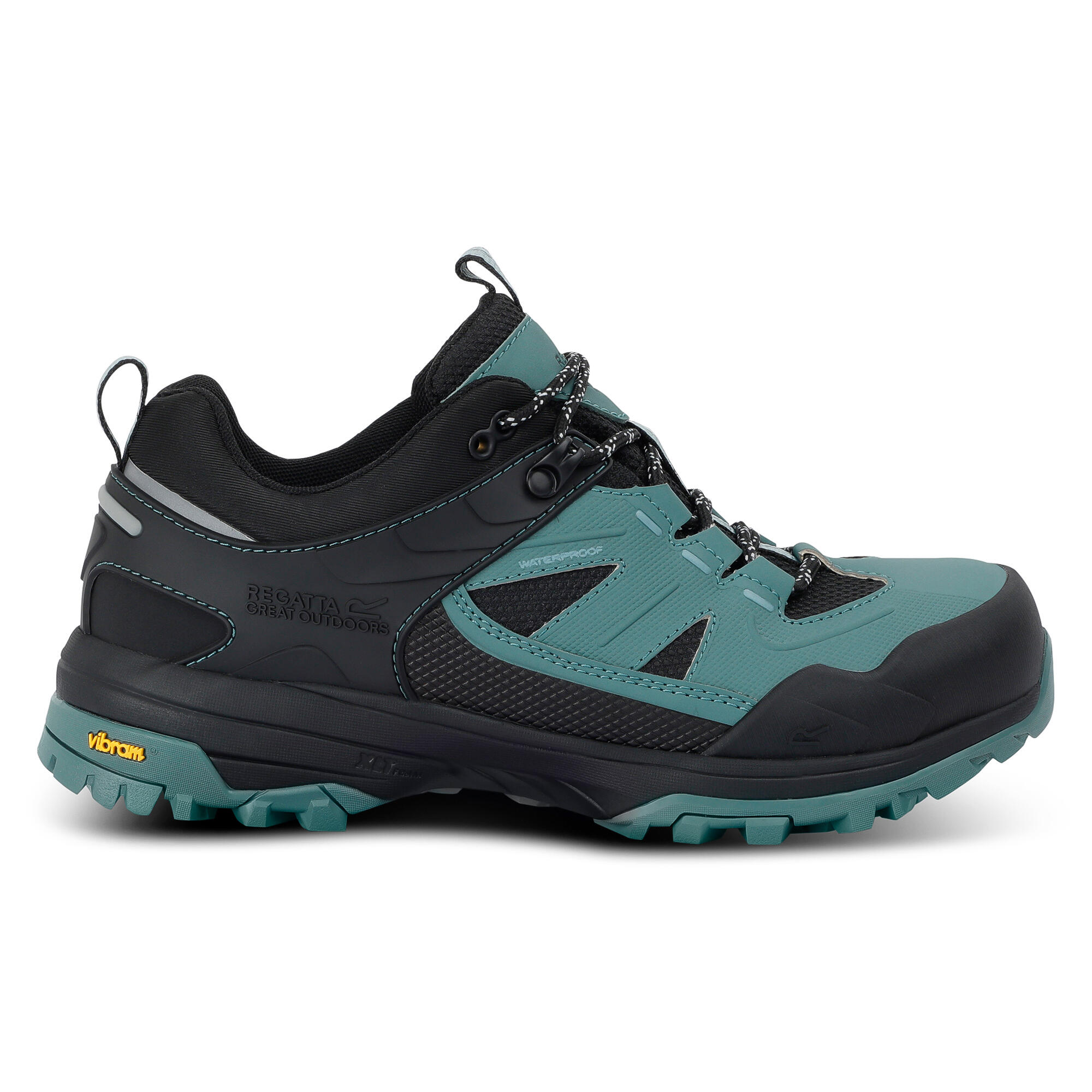 Regatta - Chaussures De Randonnée Basses Imperméables Et Respirantes Pour Femme Regen - Chaussures De Sport - Marron|vert - Decathlon