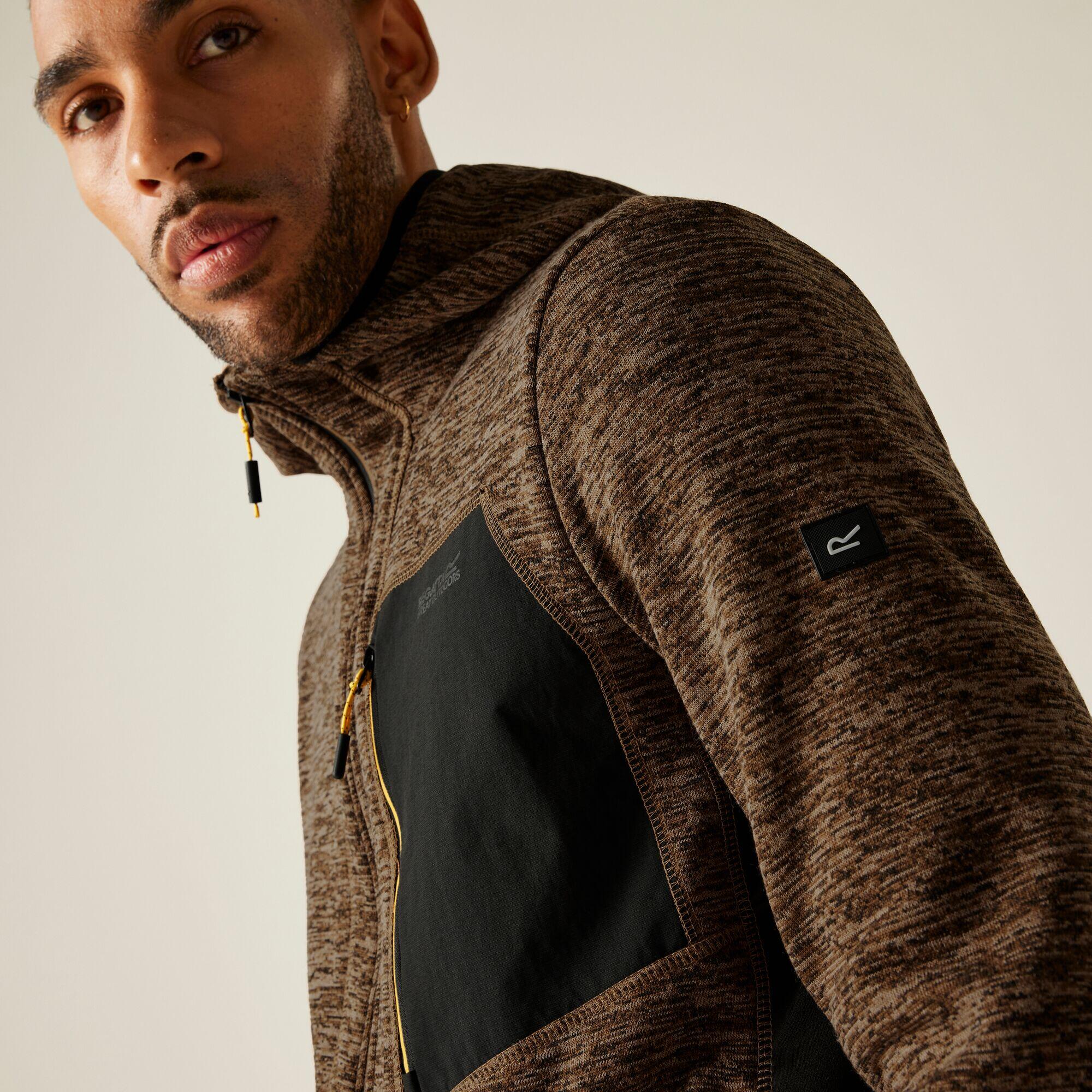Felpa isolante da uomo Alven in stretch con zip completa 5/7