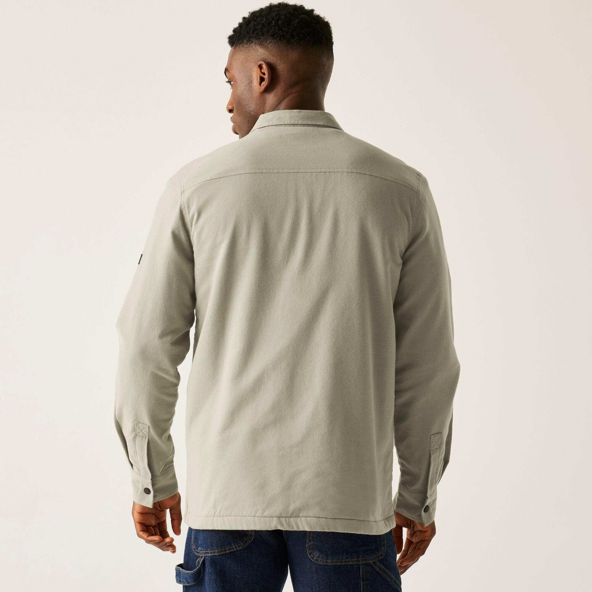 Camicia shacket da uomo Spennith foderata in fleece 2/7