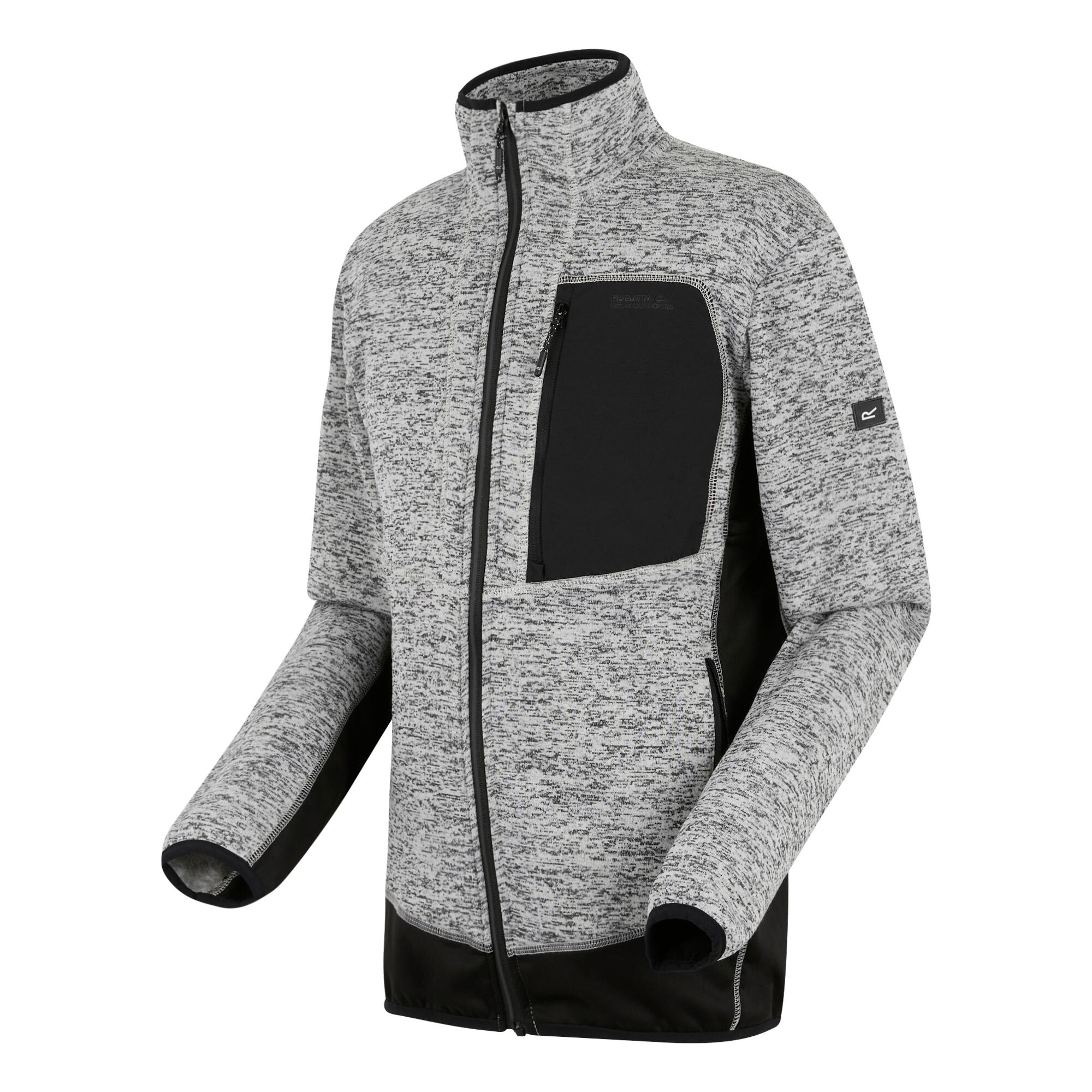 Felpa isolante da uomo Baslinn in stretch con zip completa 7/7