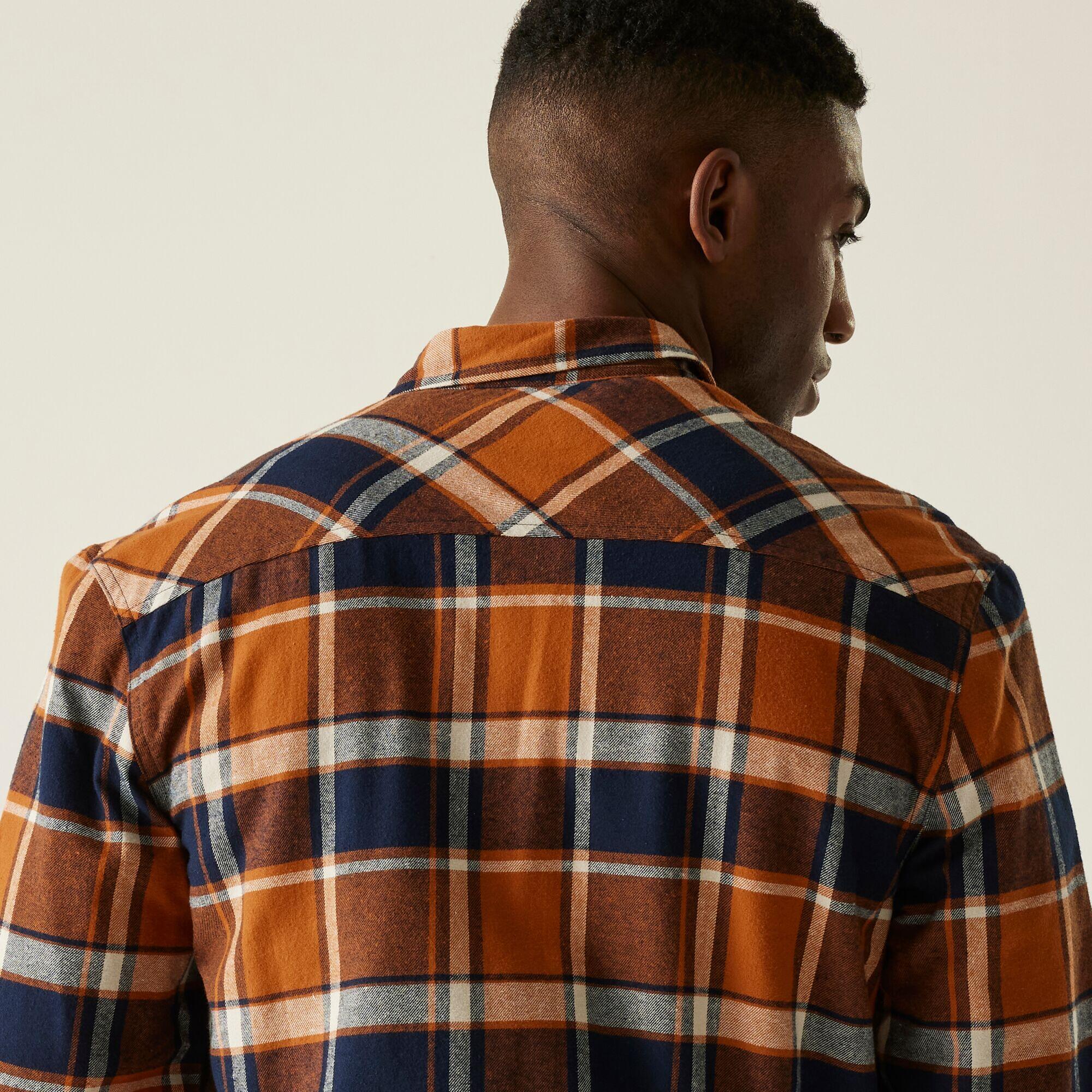 Camicia shacket da uomo Spennith foderata in fleece 5/7