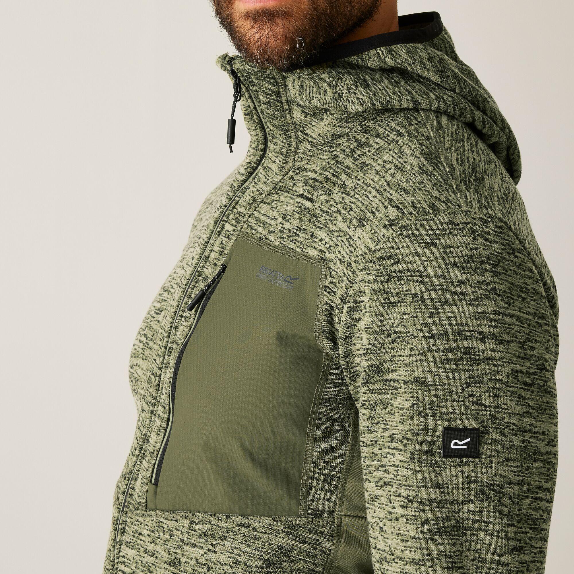 Felpa isolante da uomo Alven in stretch con zip completa 4/7