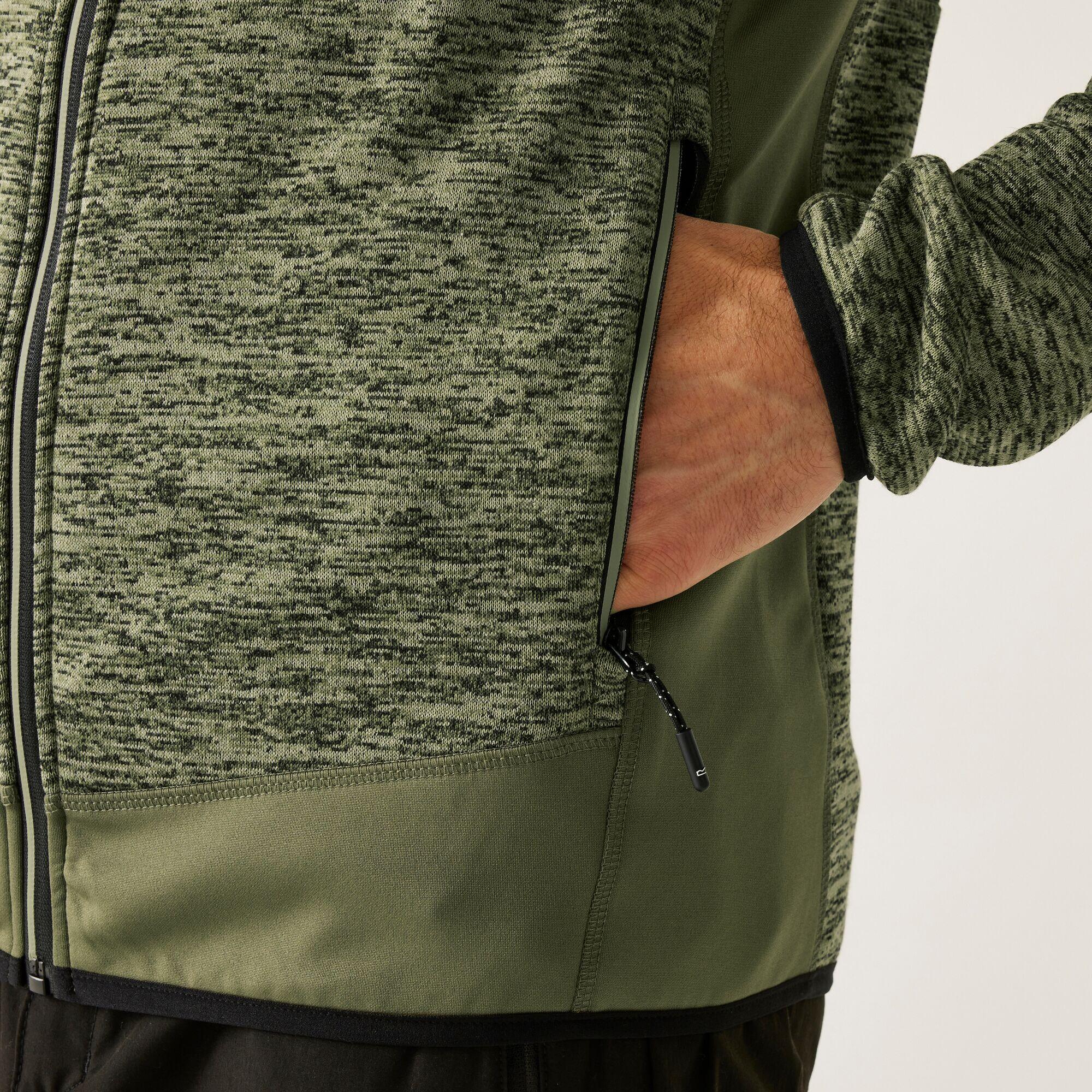 Felpa isolante da uomo Alven in stretch con zip completa 5/7