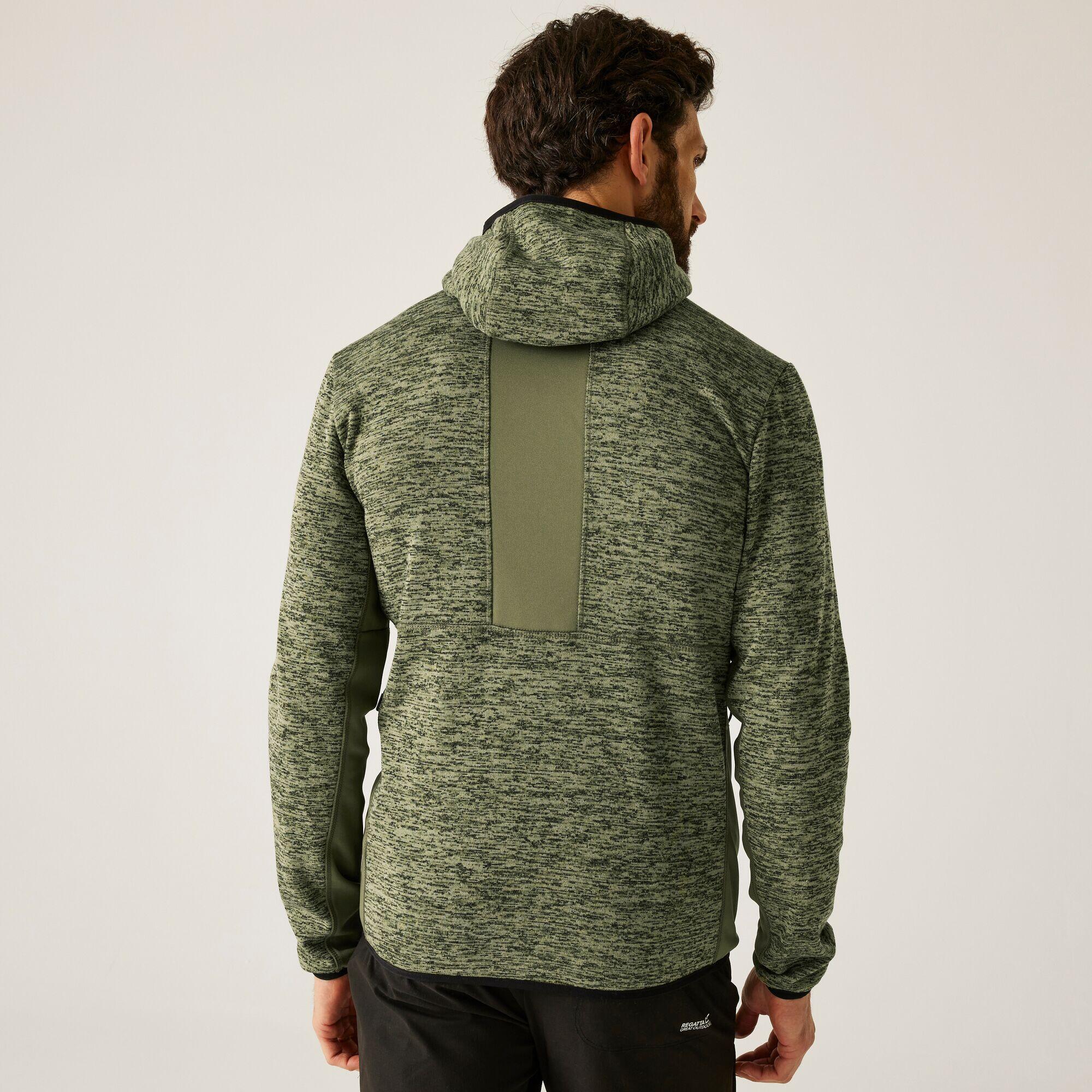 Felpa isolante da uomo Alven in stretch con zip completa 2/7