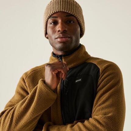 Frankie Wärmendes Borg-Fleece mit durchgehendem Reißverschluss für Herren