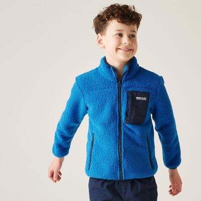 Frankie warm isolerend teddy fleece vest voor kinderen