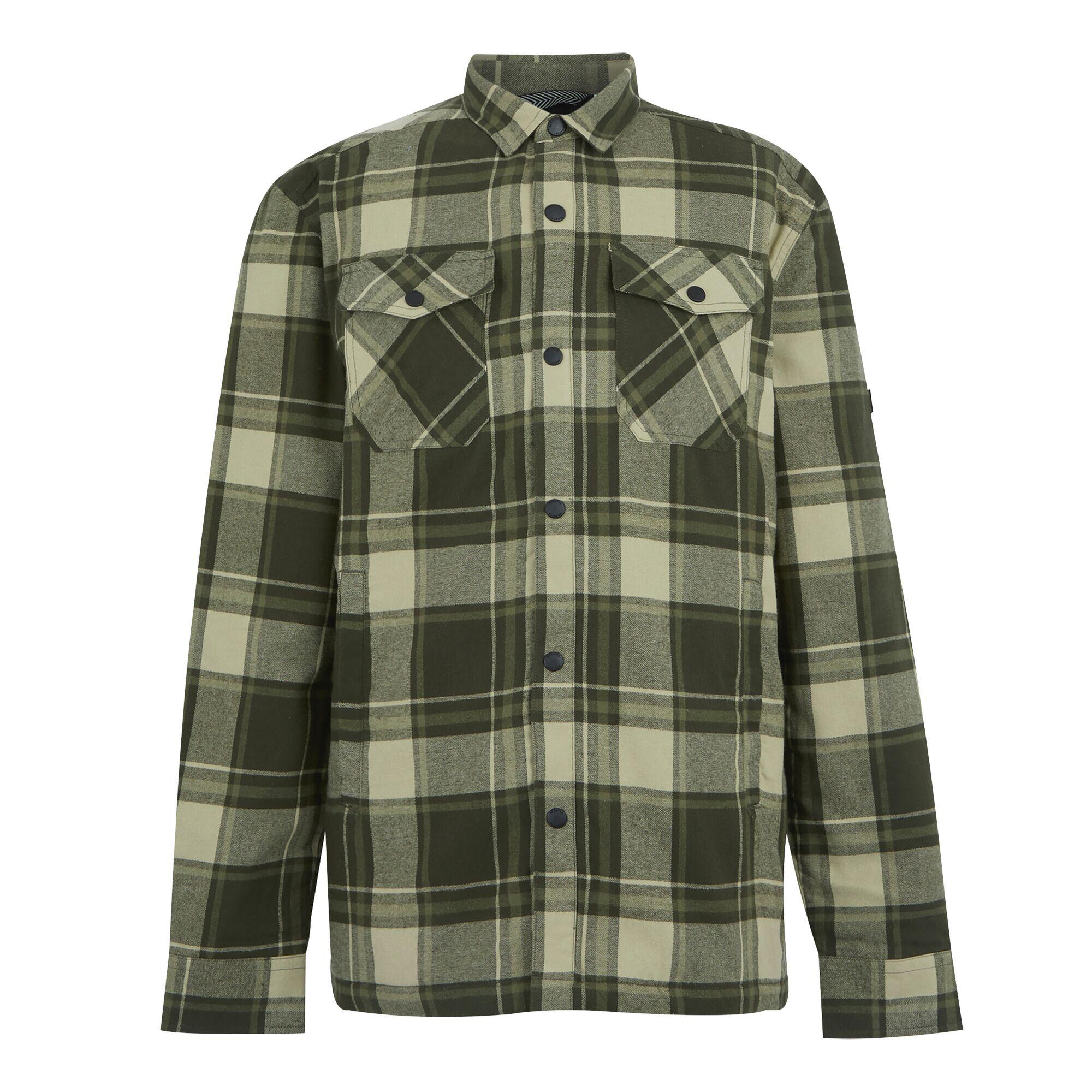 Chemise shacket pour homme Spennith, doublée en polaire 5/7