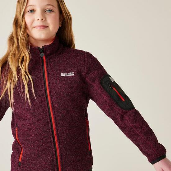 Felpa leggera e attiva con zip completa per bambini Newhill