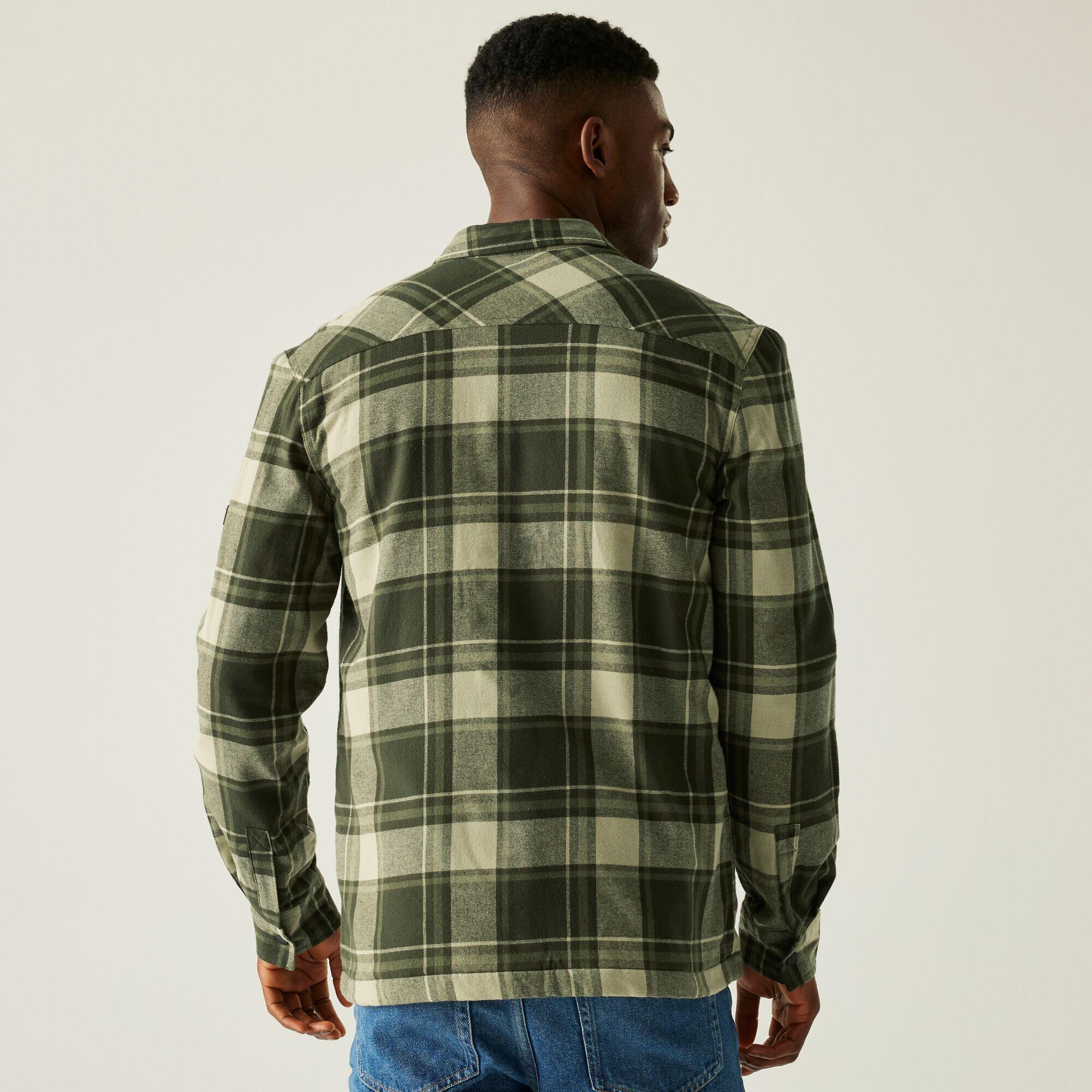 Chemise shacket pour homme Spennith, doublée en polaire 2/7