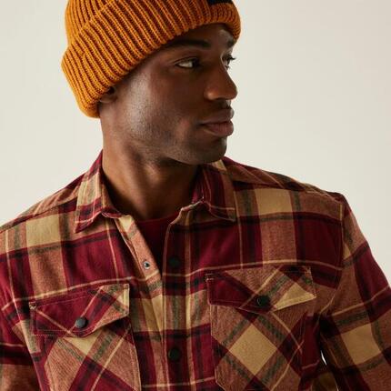 Chemise shacket pour homme Spennith, doublée en polaire