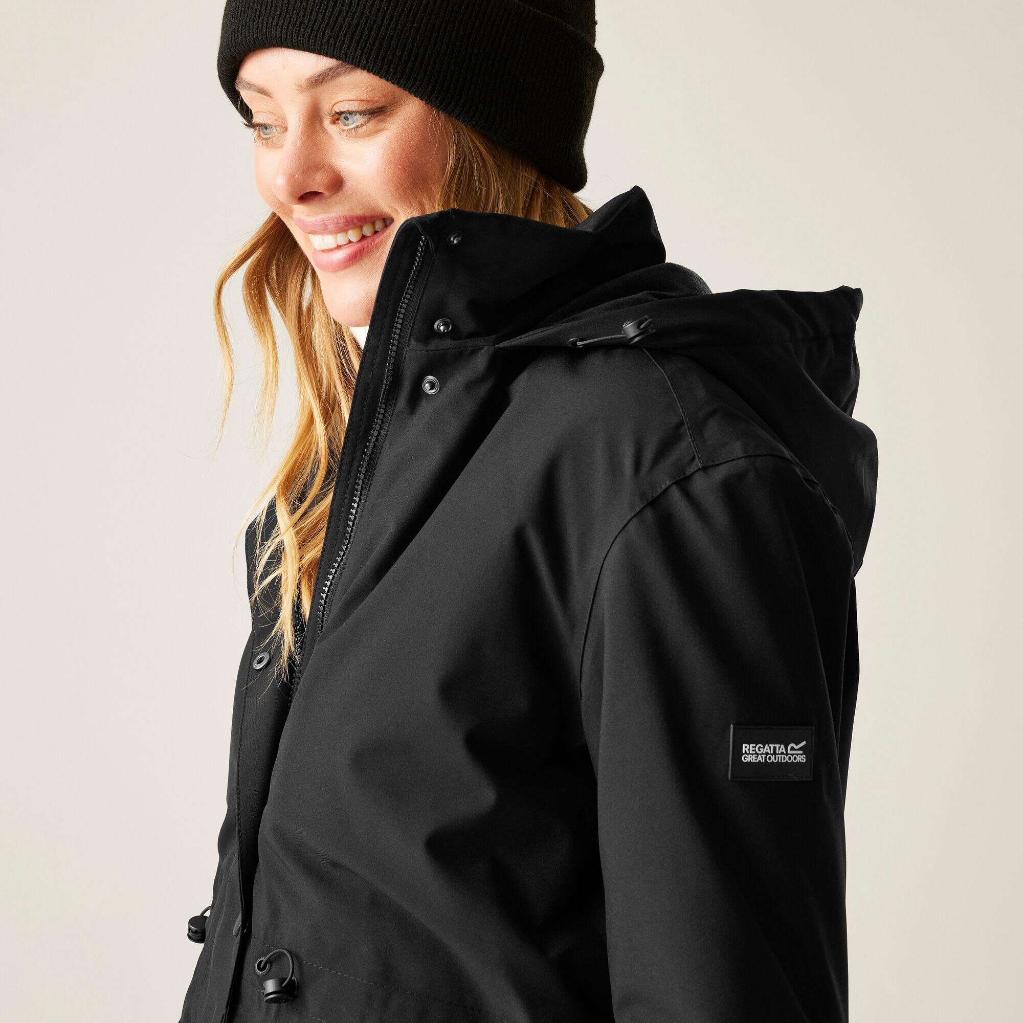 Veste longue Yannta à capuche, imperméable et isolée pour femme 6/7