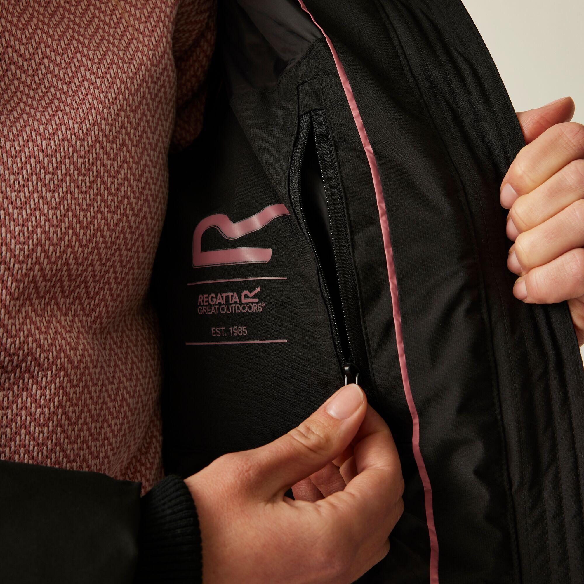 Veste Ujeane longue matelassée à capuche déperlante pour femme 6/7