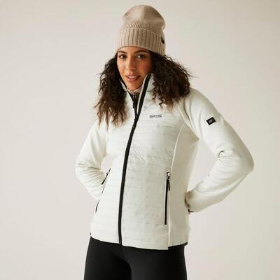 Giacca ibrida trapuntata stretch resistente all'acqua da donna Clumber