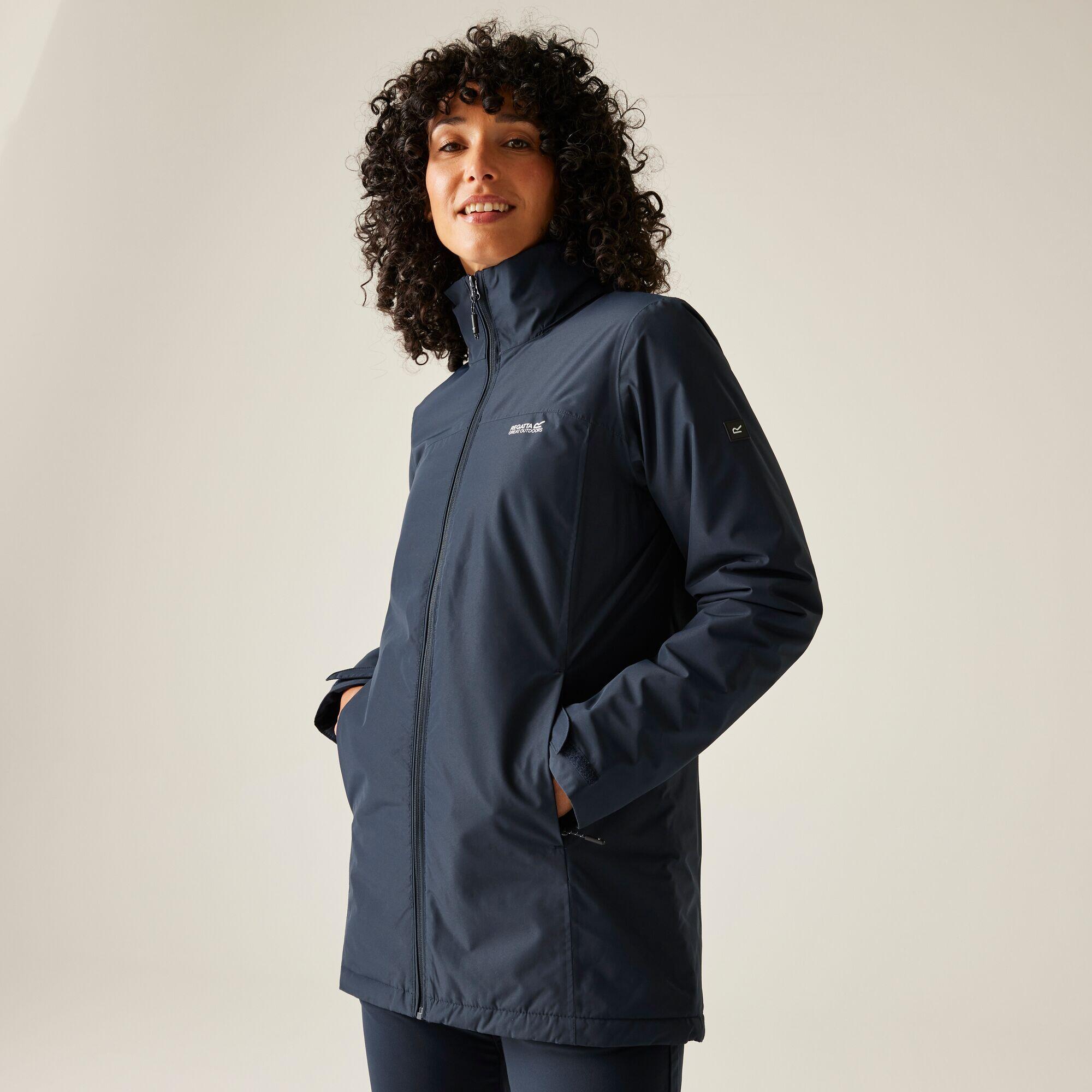 Regatta - Veste Tamlin À Capuche, Respirante, Imperméable Et Isolée Pour Femme - Doudoune Synthétique - Bleu - Decathlon