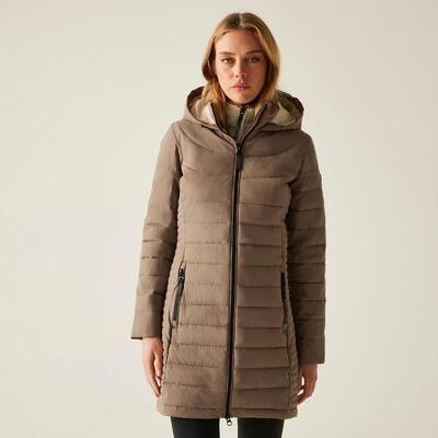 Andria waterafstotende isolerende donsjas met capuchon voor dames