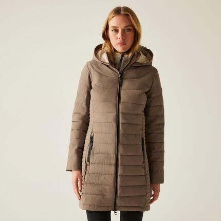 Andria Wasserabweisende Wärmende Steppjacke mit Kapuze für Damen