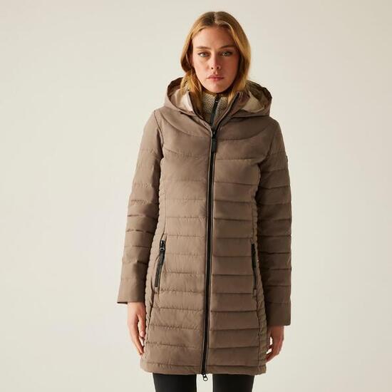 Veste Andria matelassée isolante à capuche déperlante pour femme