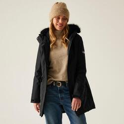 Veste longue Sabinka à capuche, imperméable et isolée pour femme