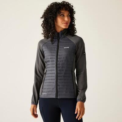 Giacca ibrida trapuntata stretch resistente all'acqua da donna Clumber