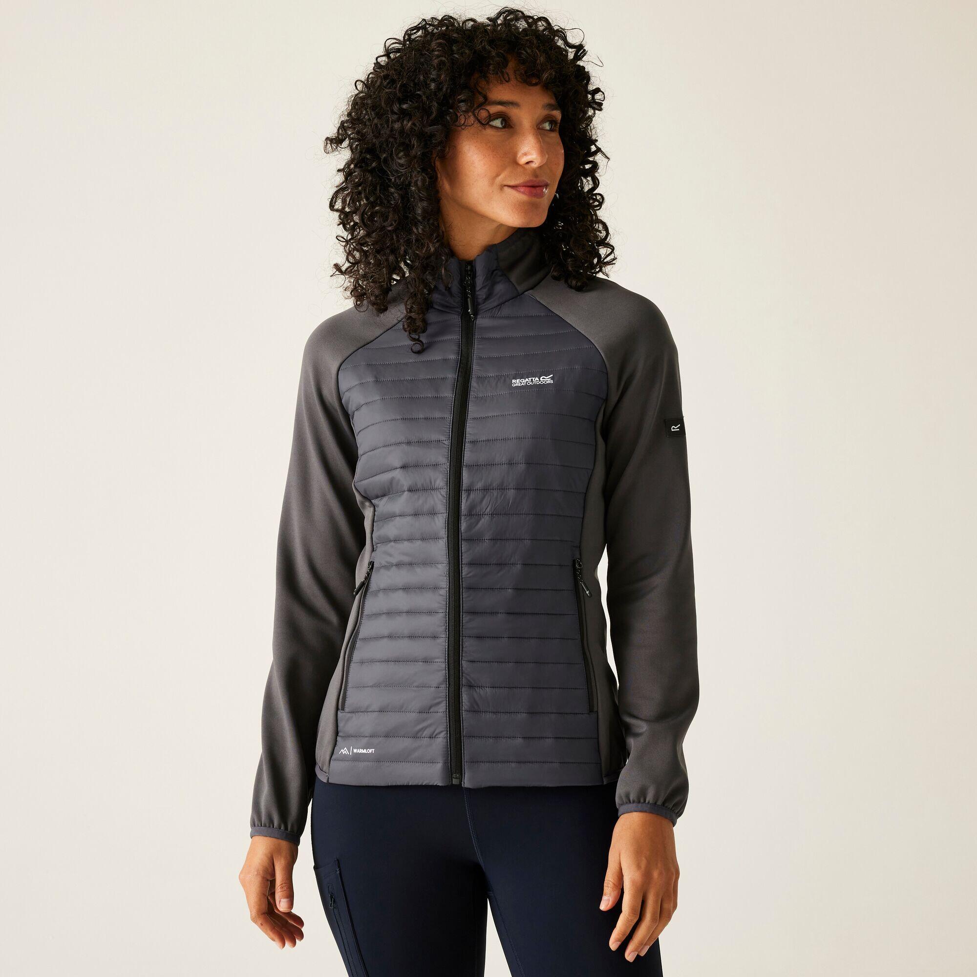 Regatta - Veste Clumber Matelassée Hybride Déperlante Pour Femme - Doudoune Synthétique - Gris - Decathlon