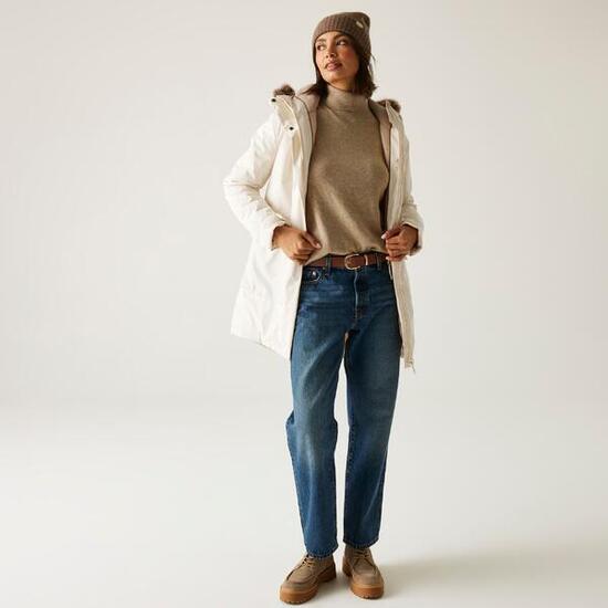 Płaszcz damski przejściowy ocieplany przeciwdeszczowy Sabinka