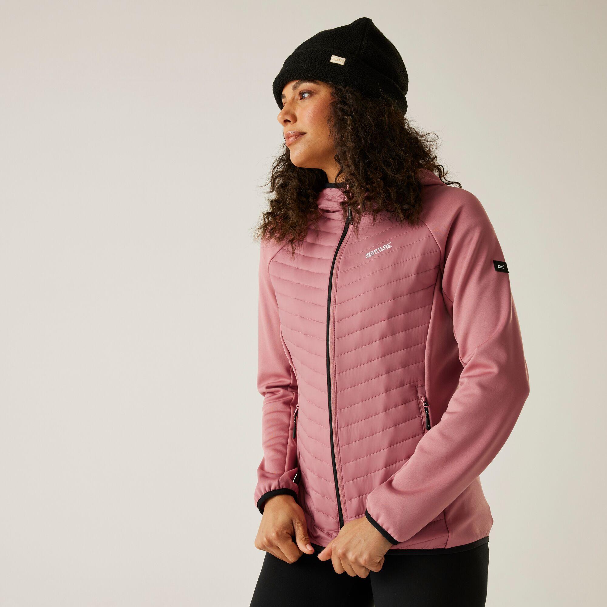 Regatta - Veste Andreson Matelassée Hybride Extensible À Capuche Déperlante Pour Femme - Doudoune Synthétique - Rose - Decathlon