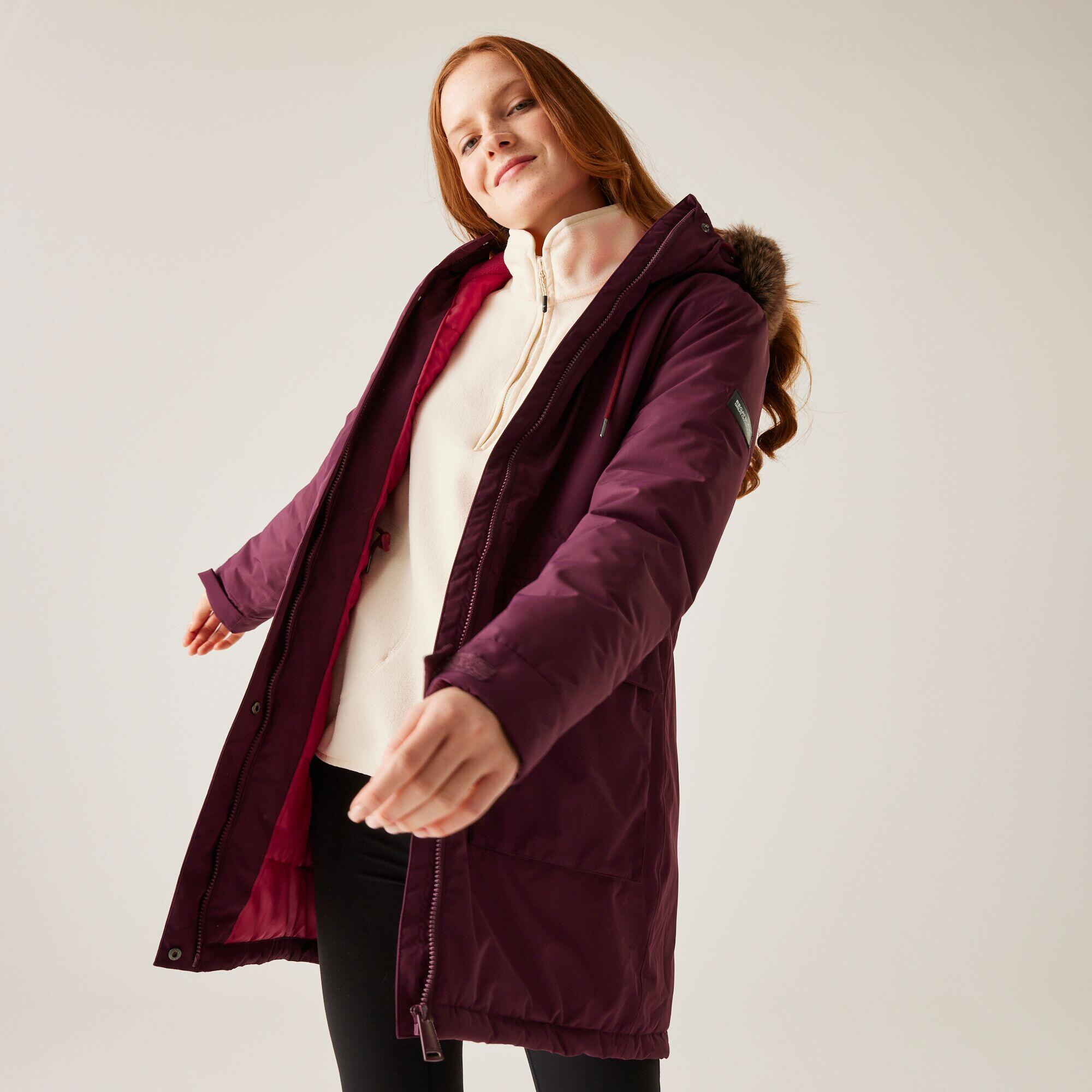 Veste longue Sabinka à capuche, imperméable et isolée pour femme 6/7