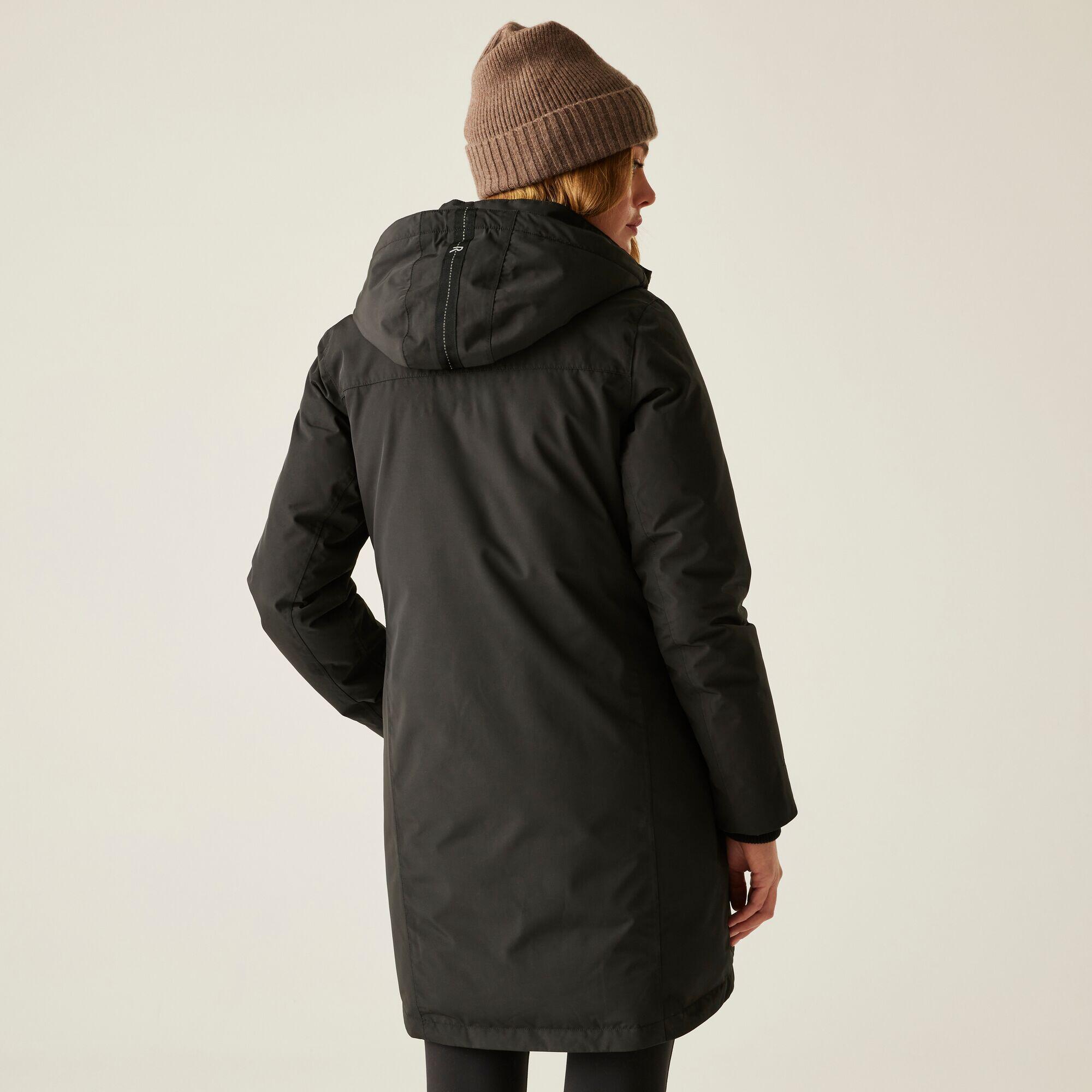 Atmungsaktive, wasserdichte Kapuzenjacke Marron für Damen 2/7