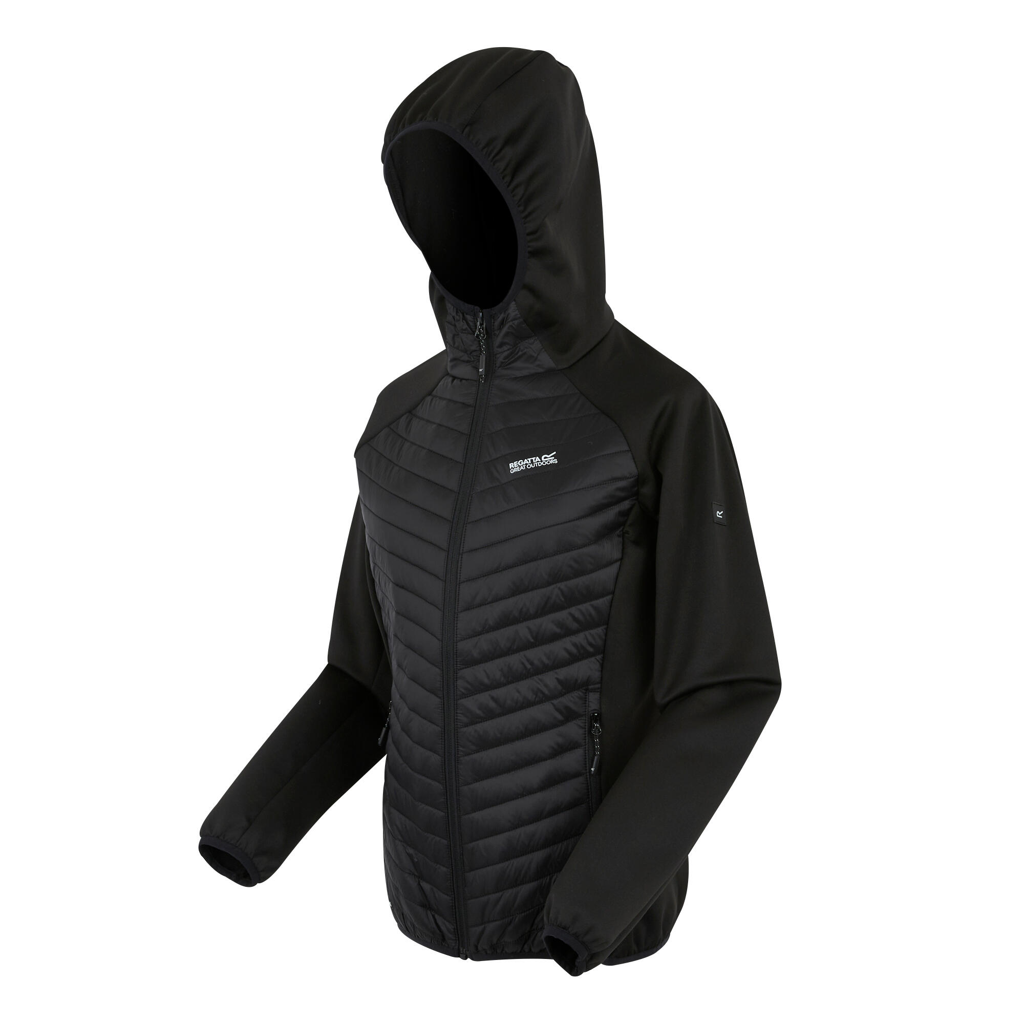 Veste Andreson matelassée hybride extensible à capuche déperlante pour femme 7/7