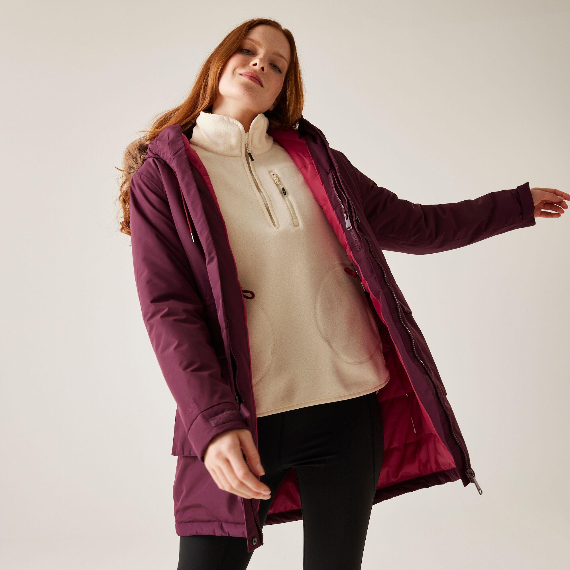 Veste longue Sabinka à capuche, imperméable et isolée pour femme 7/7