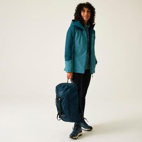 Maldeine Atmungsaktive Wasserdichte Isolierte Kapuzenjacke für Damen