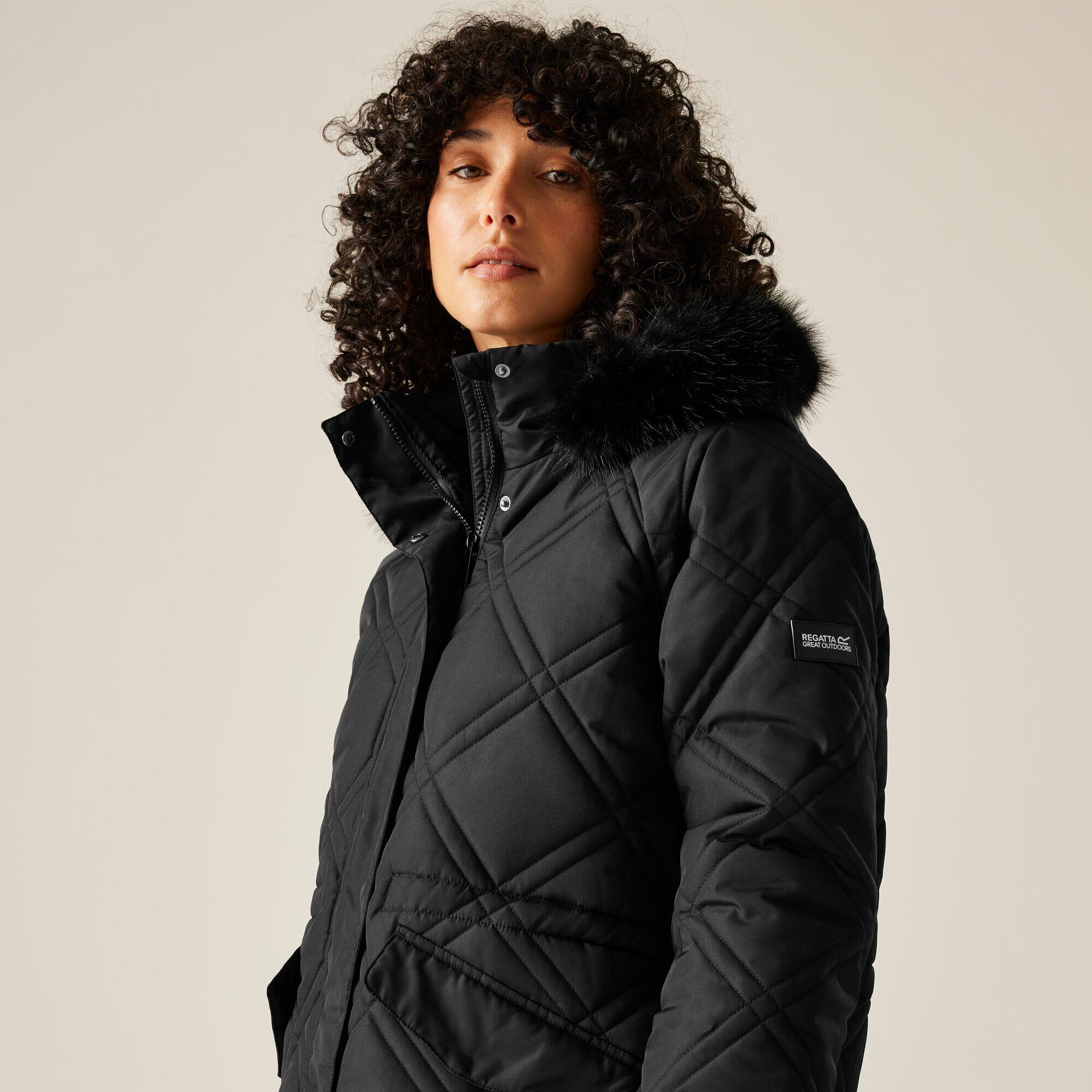 Veste Freyla matelassée isolante à capuche déperlante pour femme 6/7