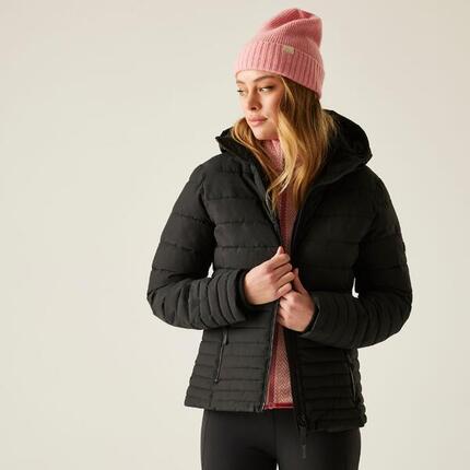 Veste Kelane matelassée isolante à capuche déperlante pour femme