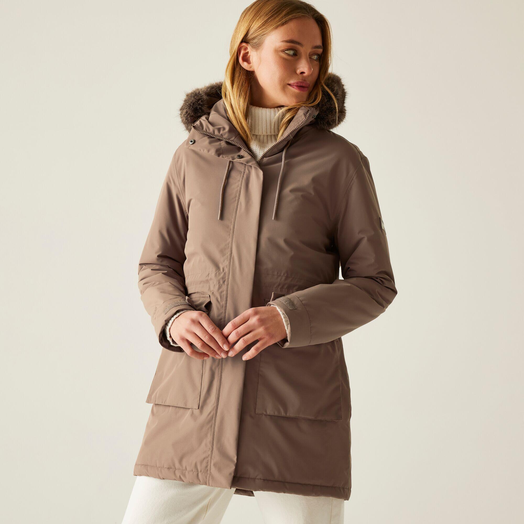 Veste longue Sabinka à capuche, imperméable et isolée pour femme 4/7