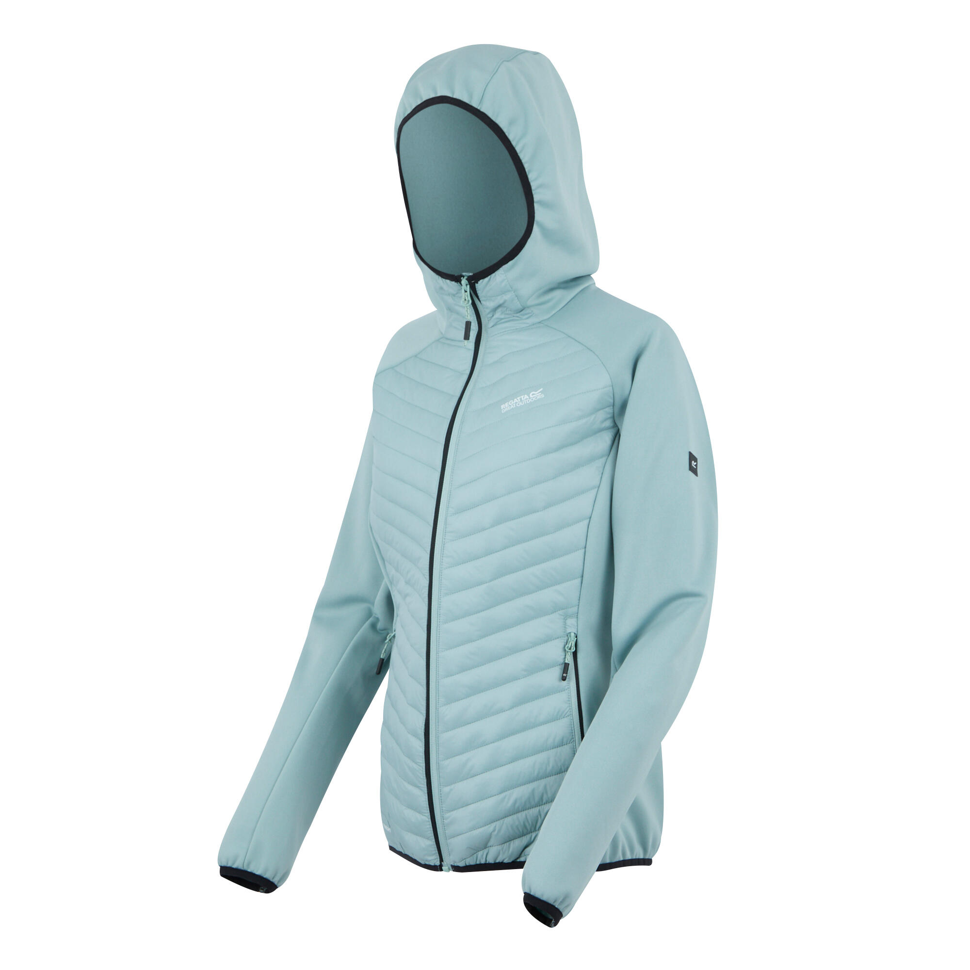 Veste Andreson matelassée hybride extensible à capuche déperlante pour femme 7/7