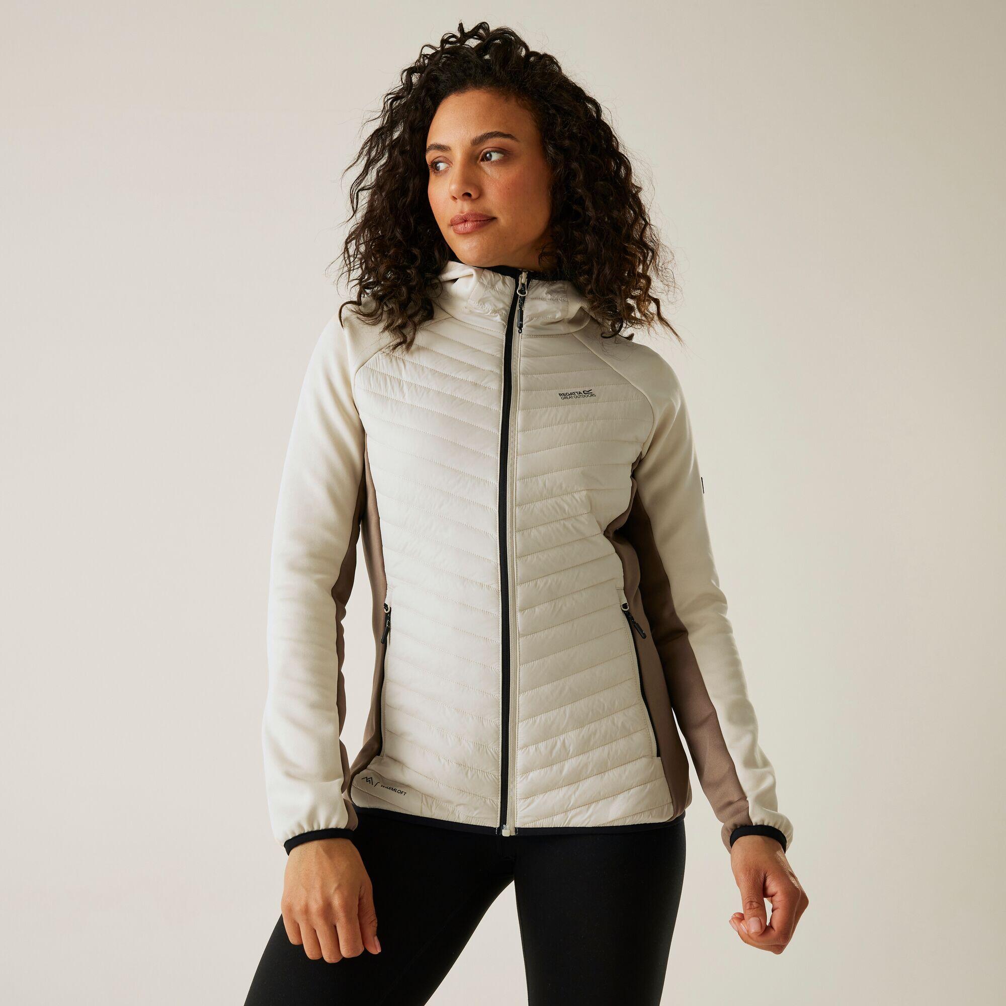 Regatta - Veste Andreson Matelassée Hybride Extensible À Capuche Déperlante Pour Femme - Doudoune Synthétique - Marron - Decathlon