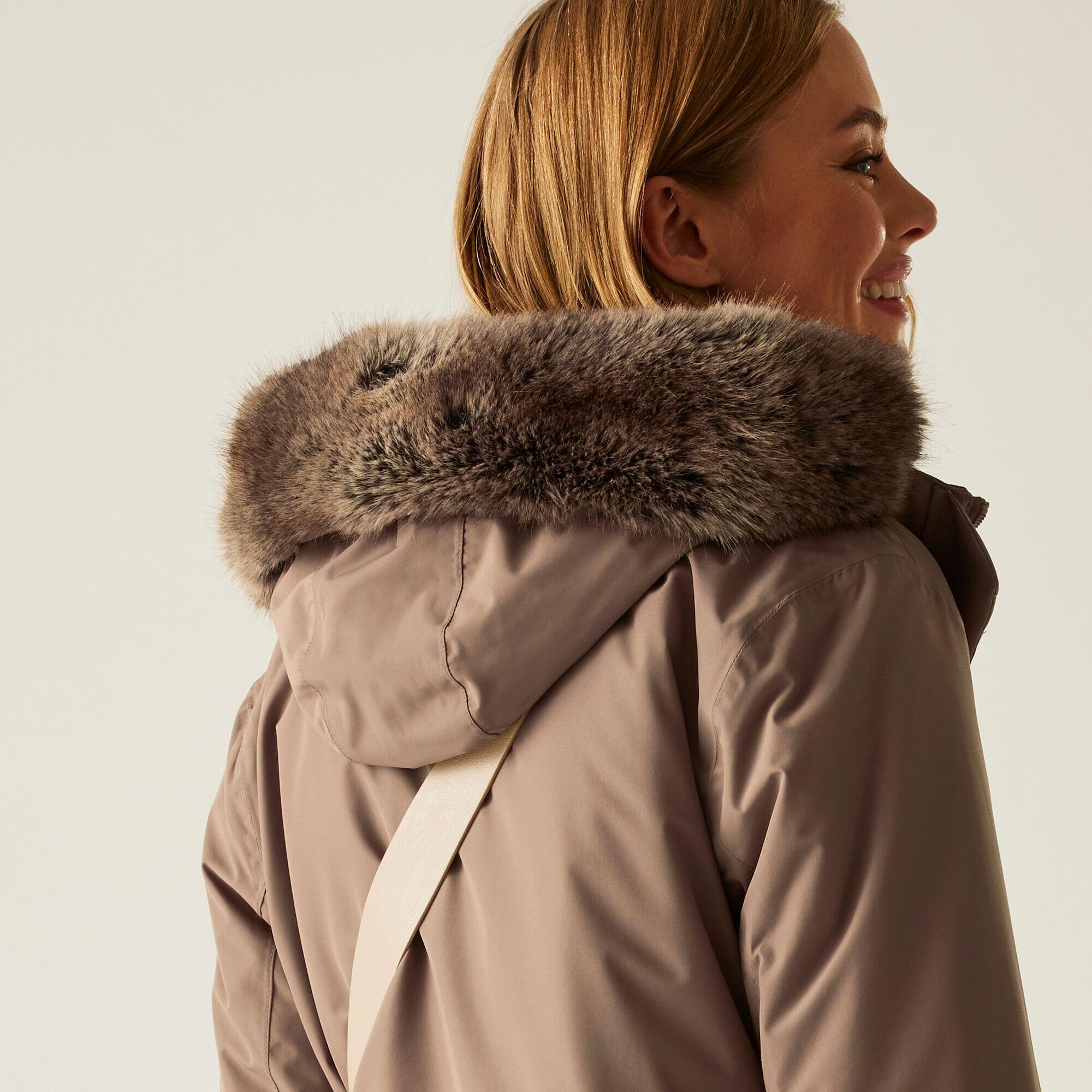 Veste longue Sabinka à capuche, imperméable et isolée pour femme 5/7