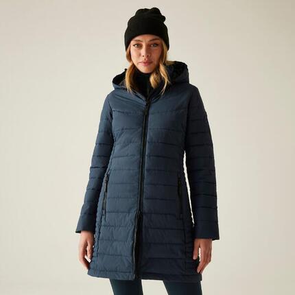 Andria Wasserabweisende Wärmende Steppjacke mit Kapuze für Damen