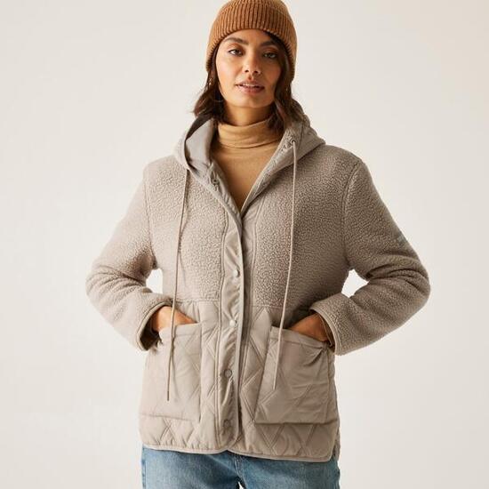 Veste Mikayla matelassée isolante à capuche déperlante pour femme