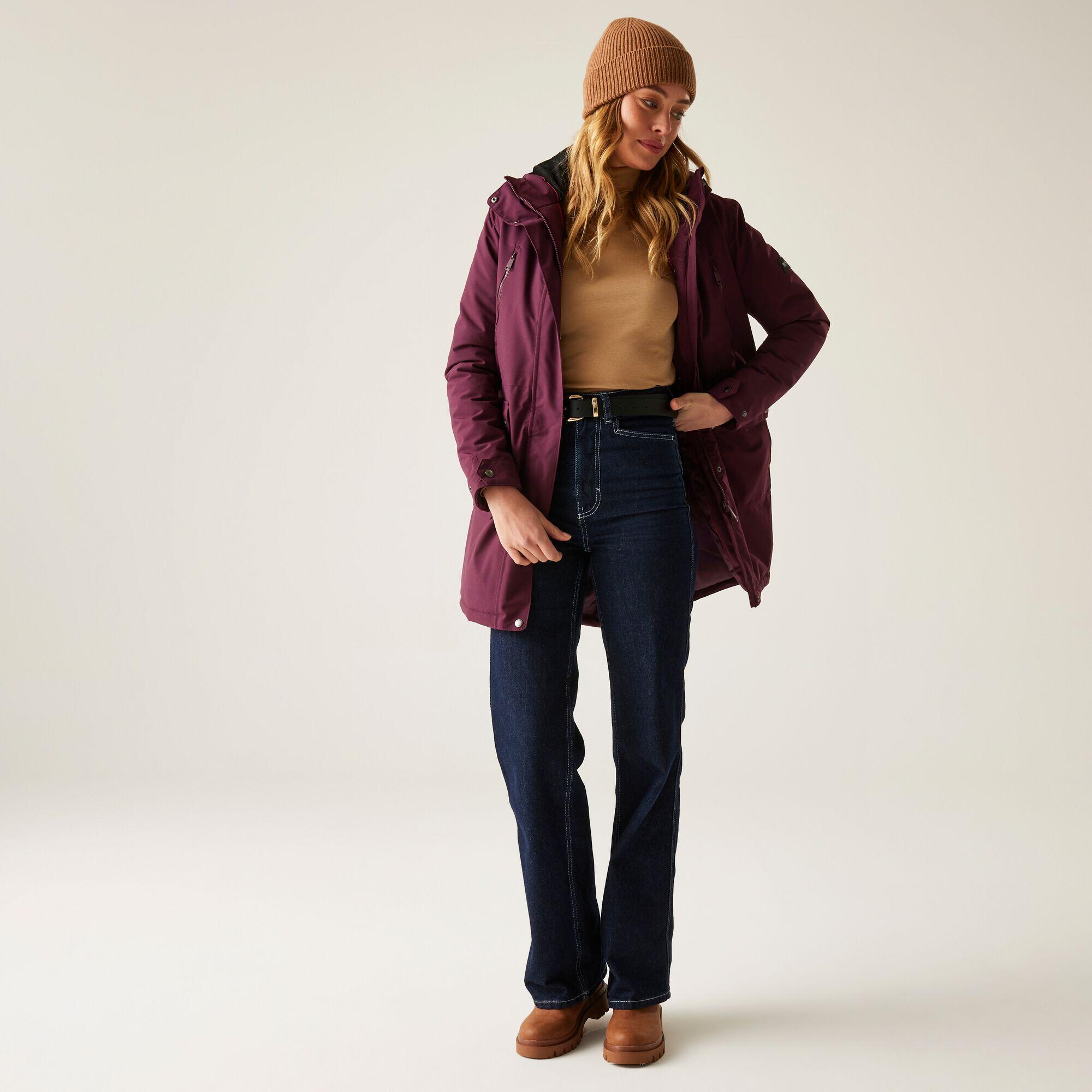 Regatta - Veste Valenta À Capuche, Imperméable, Respirante Et Isolée Pour Femme - Doudoune Synthétique - Violet - Decathlon